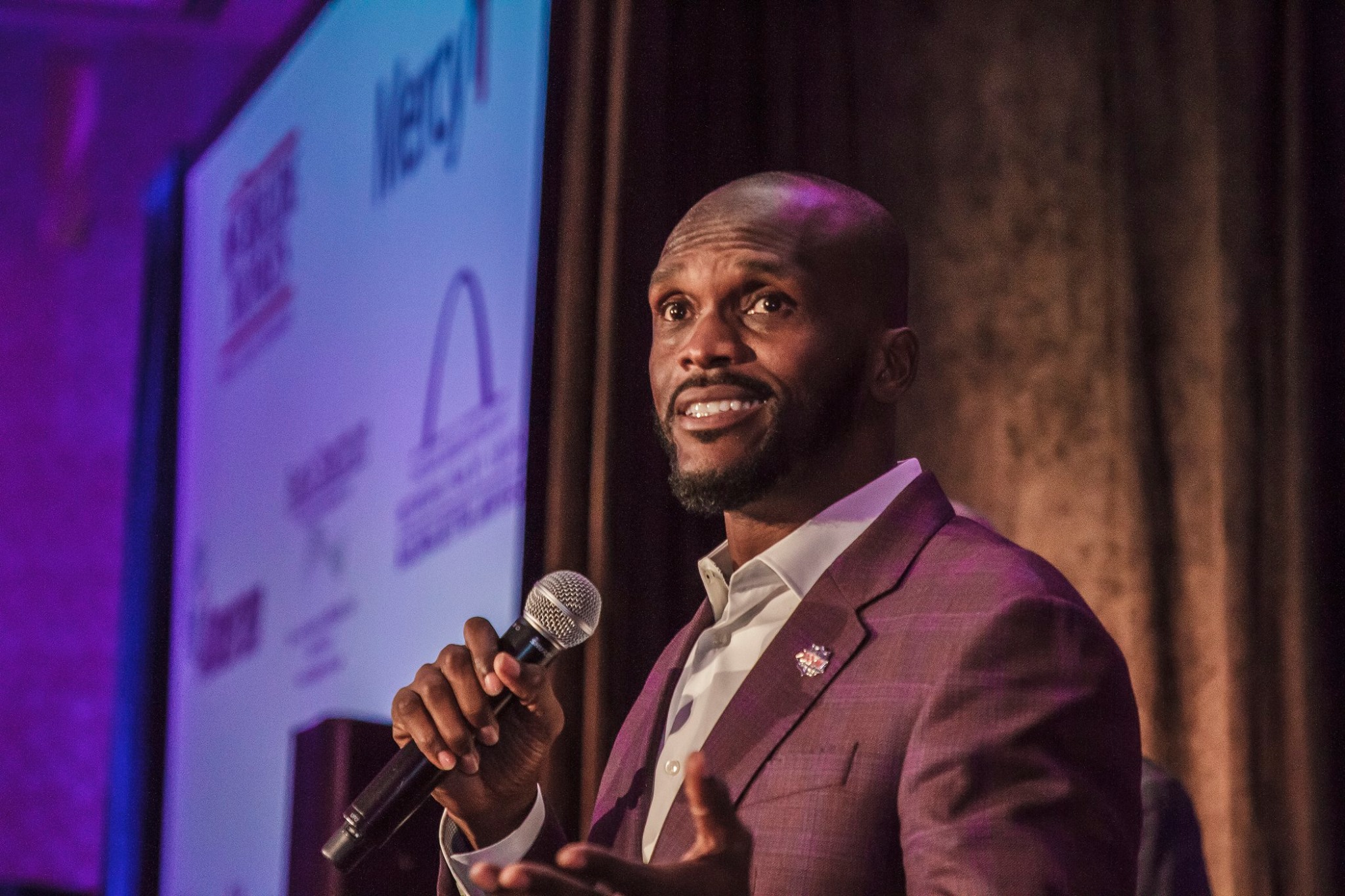 Isaac Bruce at gala